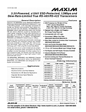 DataSheet MAX3488E pdf